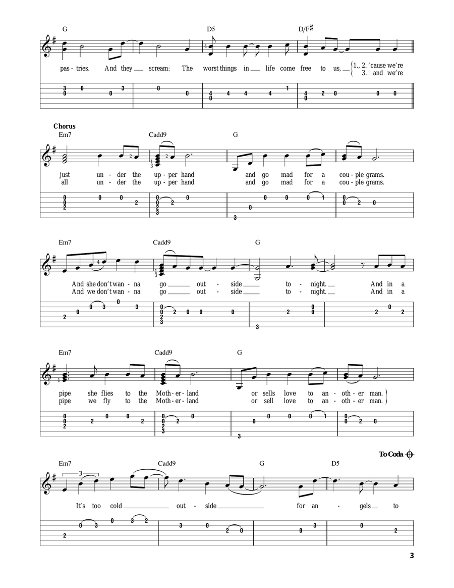 The A Team Acoustic Guitar scores gallery preview page 3