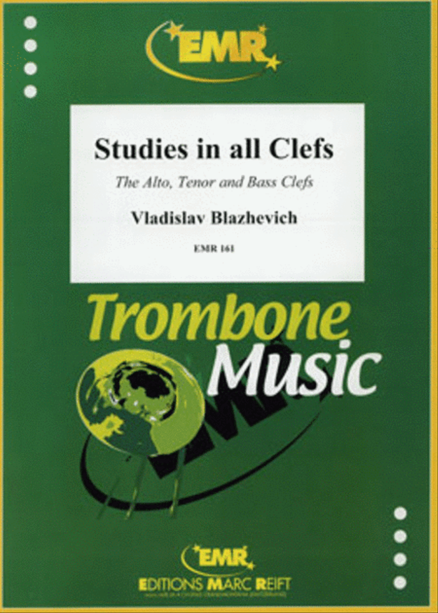 Studies in all Clefs Trombone Solo scores gallery preview page 1