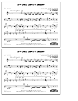 My Own Worst Enemy (arr. Matt Conaway) - 2nd Bb Trumpet