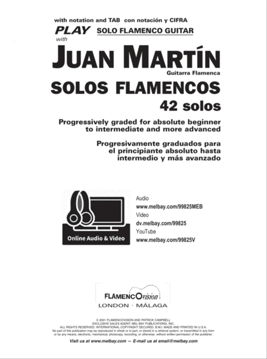 Play Solo Flamenco Guitar with Juan Martin Vol. 1 Acoustic Guitar scores gallery preview page 2