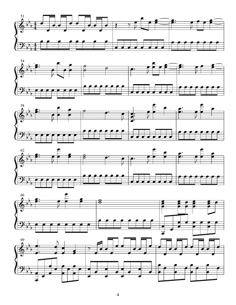 Take Yours Piano Solo scores gallery preview page 4
