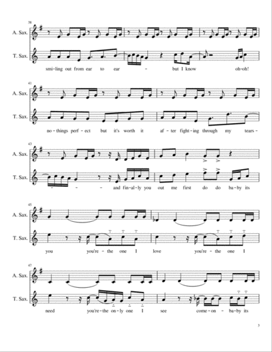 Love On Top Love On Top Small Ensemble scores gallery preview page 3
