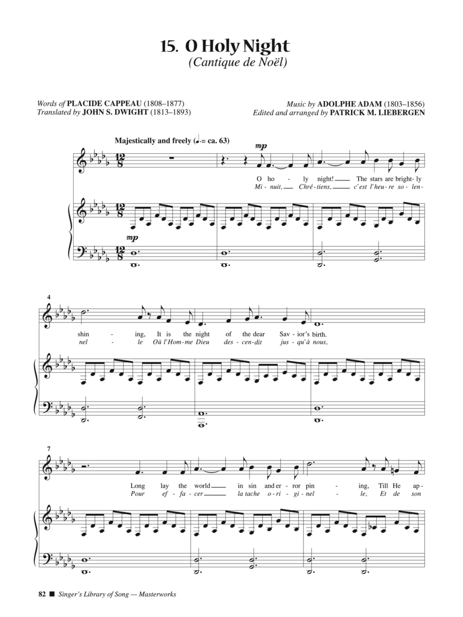 O Holy Night (Cantique De Noel) [High Voice] High Voice scores gallery preview page 1