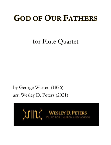 God of Our Fathers (Flute Quartet) image number null