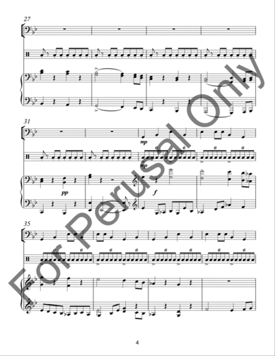 March To The Scaffold March To The Scaffold Percussion scores gallery preview page 5