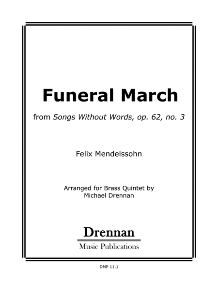 Funeral March from Songs Without Words Op. 62, no. 3 image number null