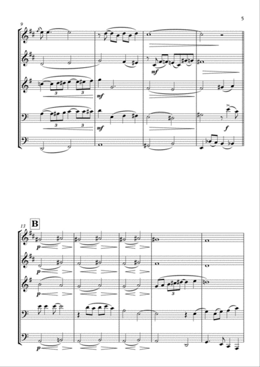 Summertime Brass Ensemble scores gallery preview page 5
