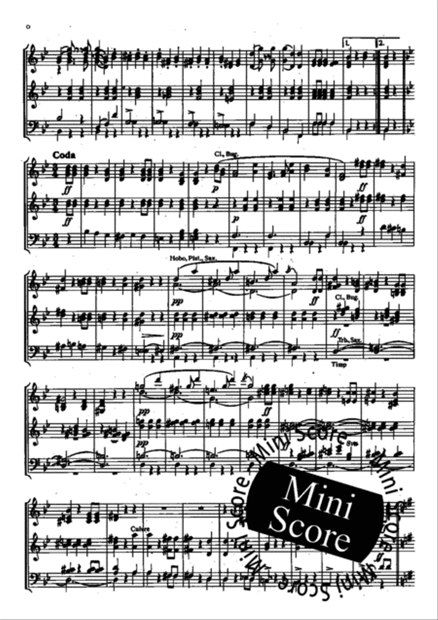 Bad'ner Mad'ln Concert Band scores gallery preview page 8