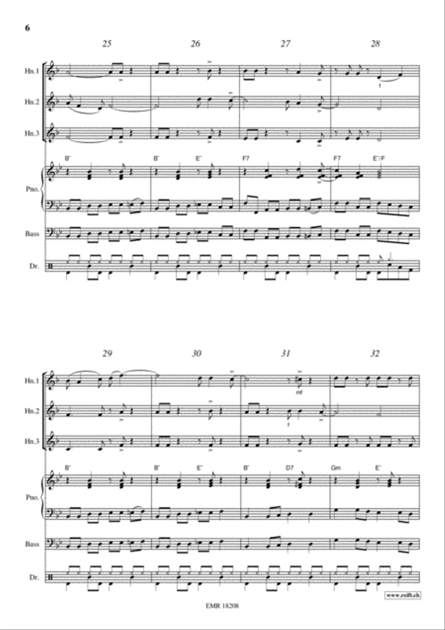 Kumbaya Horn scores gallery preview page 6