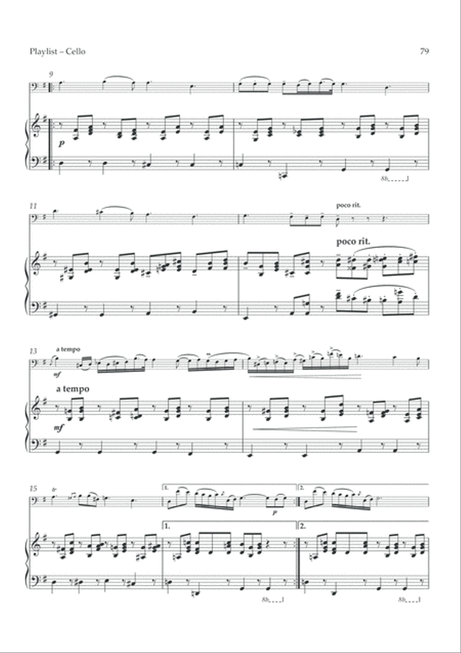 Nocturne Piano Accompaniment scores gallery preview page 2