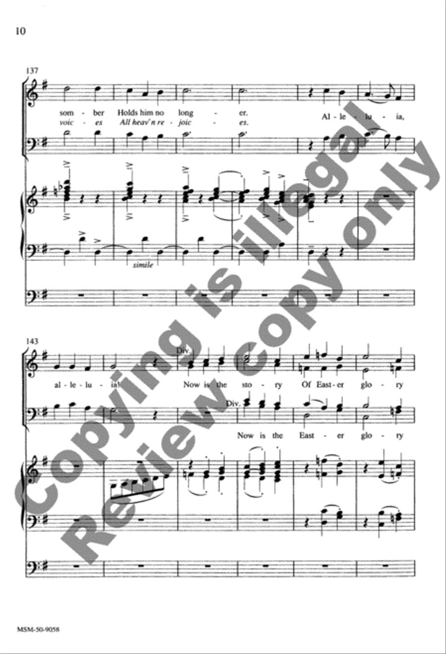 In Thee Is Gladness 4-Part scores gallery preview page 11