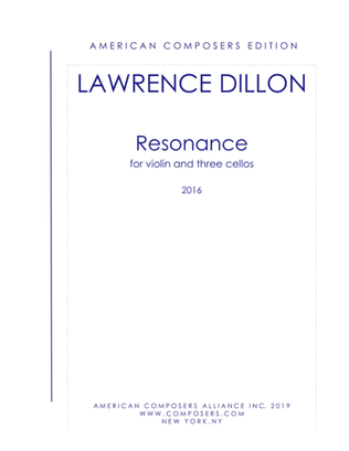 Book cover for [Dillon] Resonance