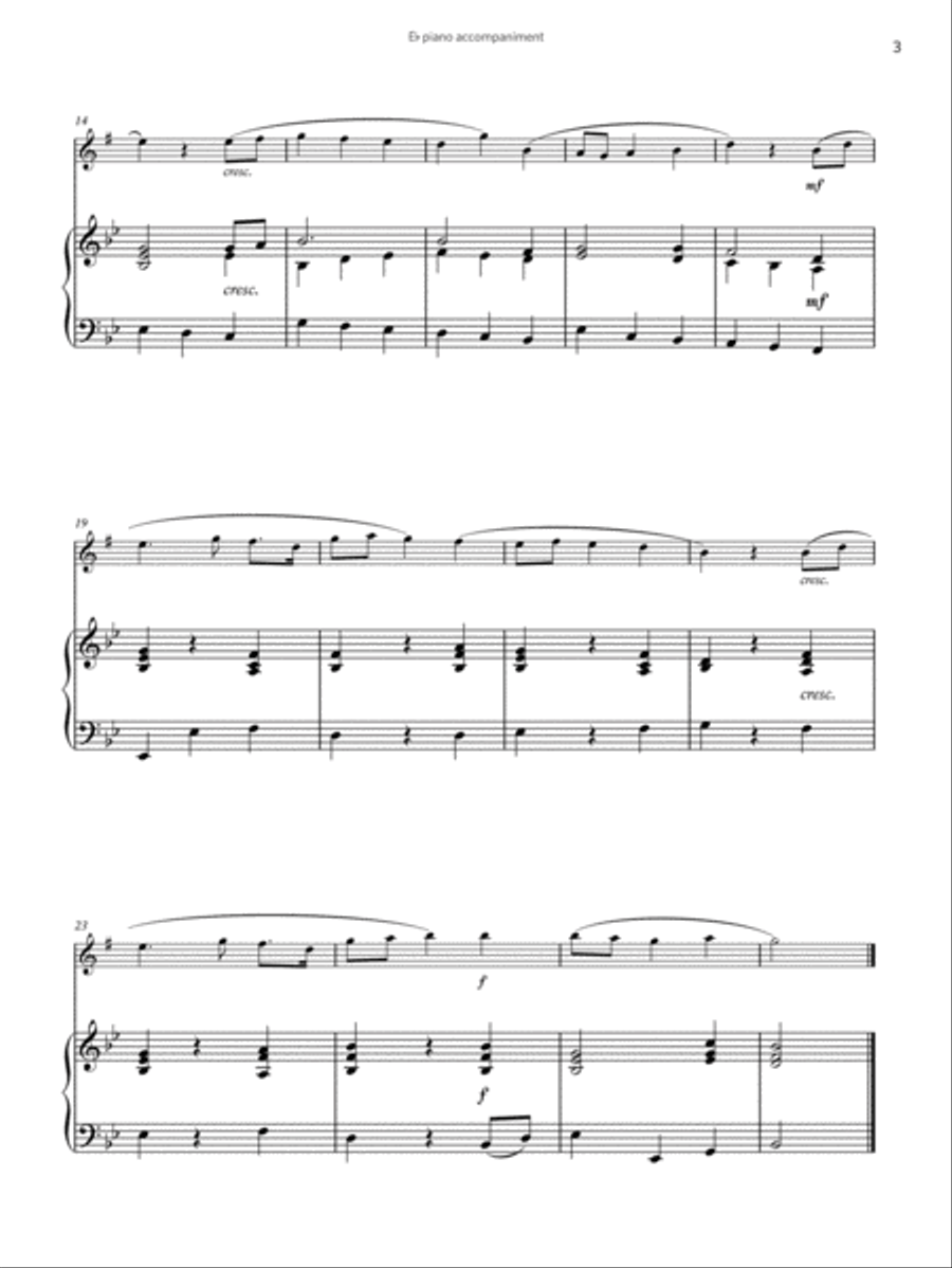 Jupiter (from The Planets, Op. 32) (Grade 2 List B1 from the ABRSM Saxophone syllabus from 2022) Saxophone Solo scores gallery preview page 3
