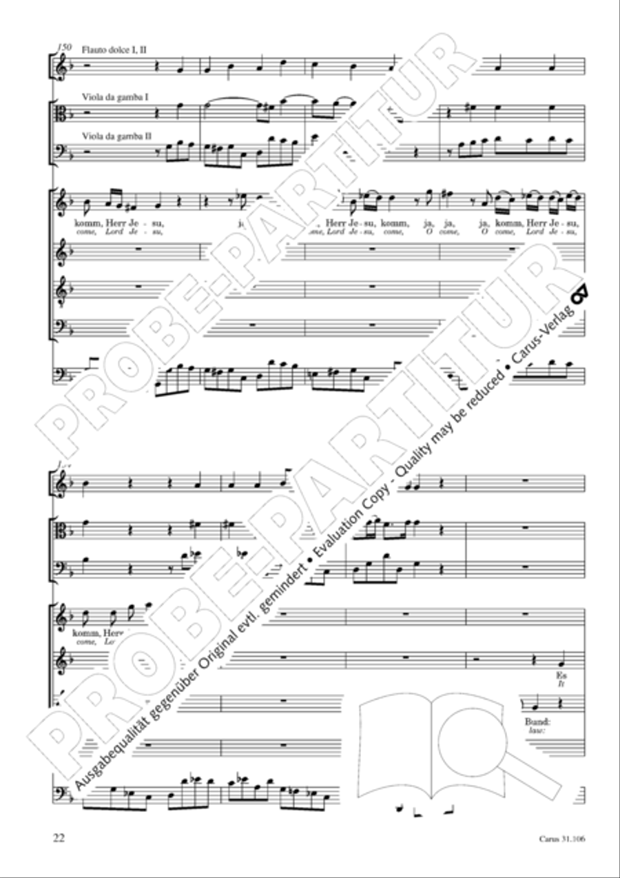 God's own time is the time appointed (Gottes Zeit ist die allerbeste Zeit) 4-Part scores gallery preview page 23