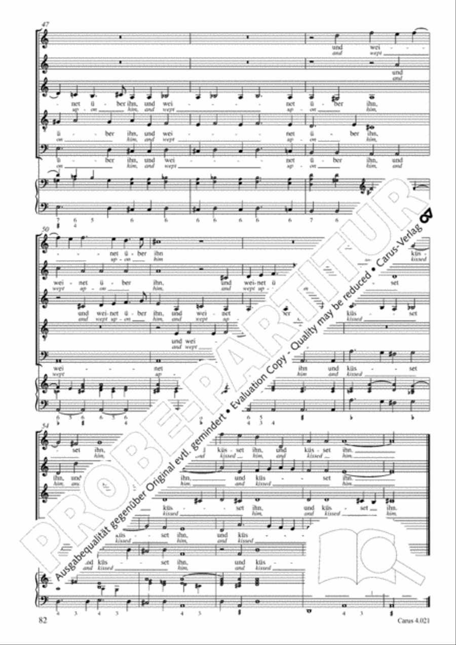 Schein: Israelsbrunnlein. Fontana d'Israel. Complete edition Choir scores gallery preview page 89