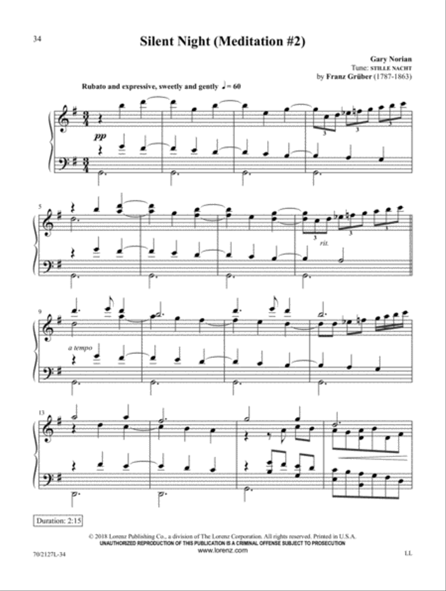 Tidings of Comfort and Jazz Piano Solo scores gallery preview page 8