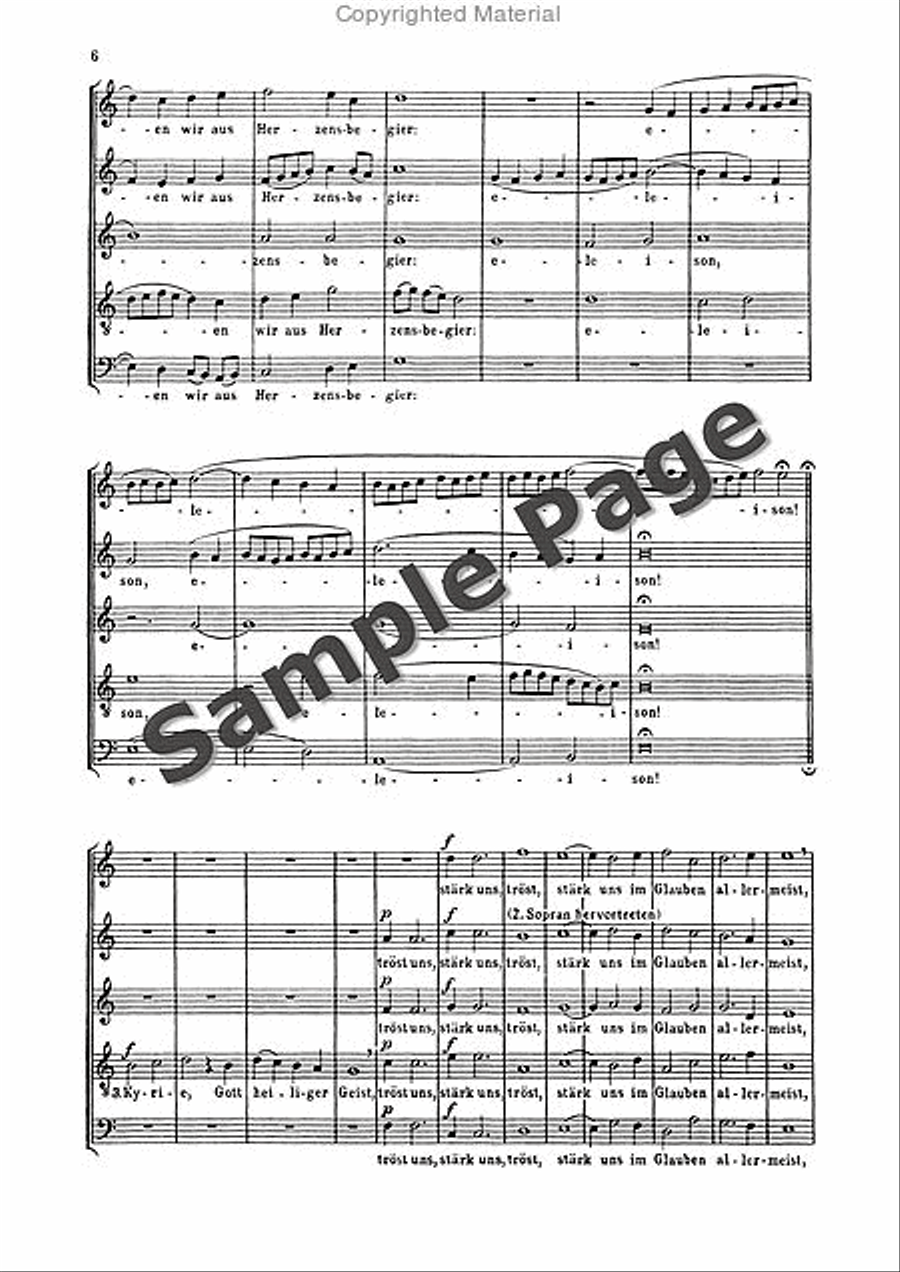 Liedmesse Choral Score SSATB scores gallery preview page 7