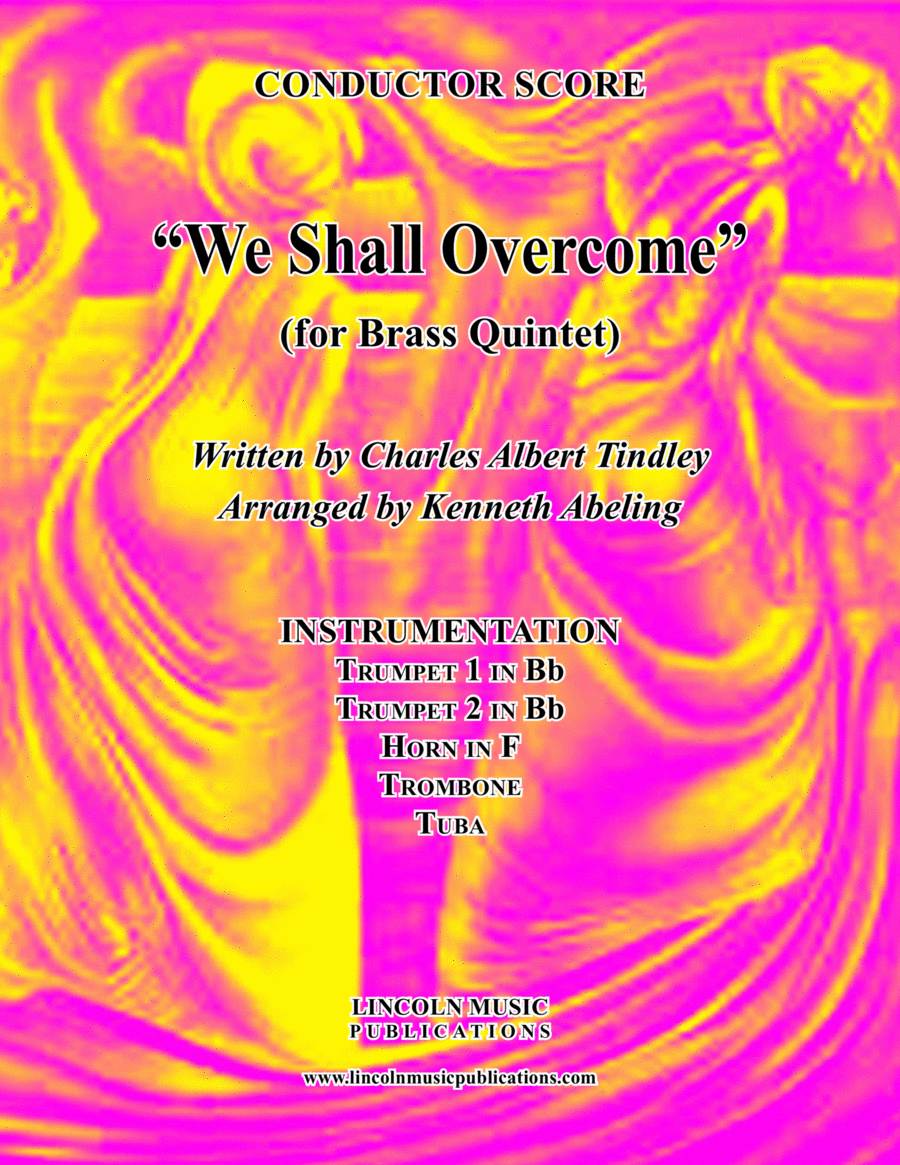 We Shall Overcome (for Brass Quintet) Brass Quintet scores gallery preview page 1