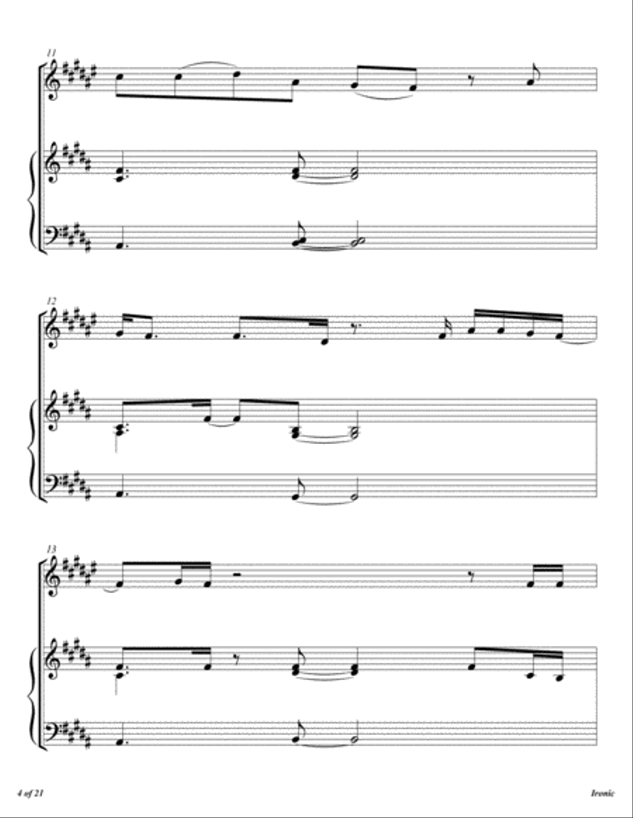 Ironic Horn scores gallery preview page 5