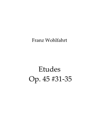 Book cover for Etudes Op. 45 #31-35