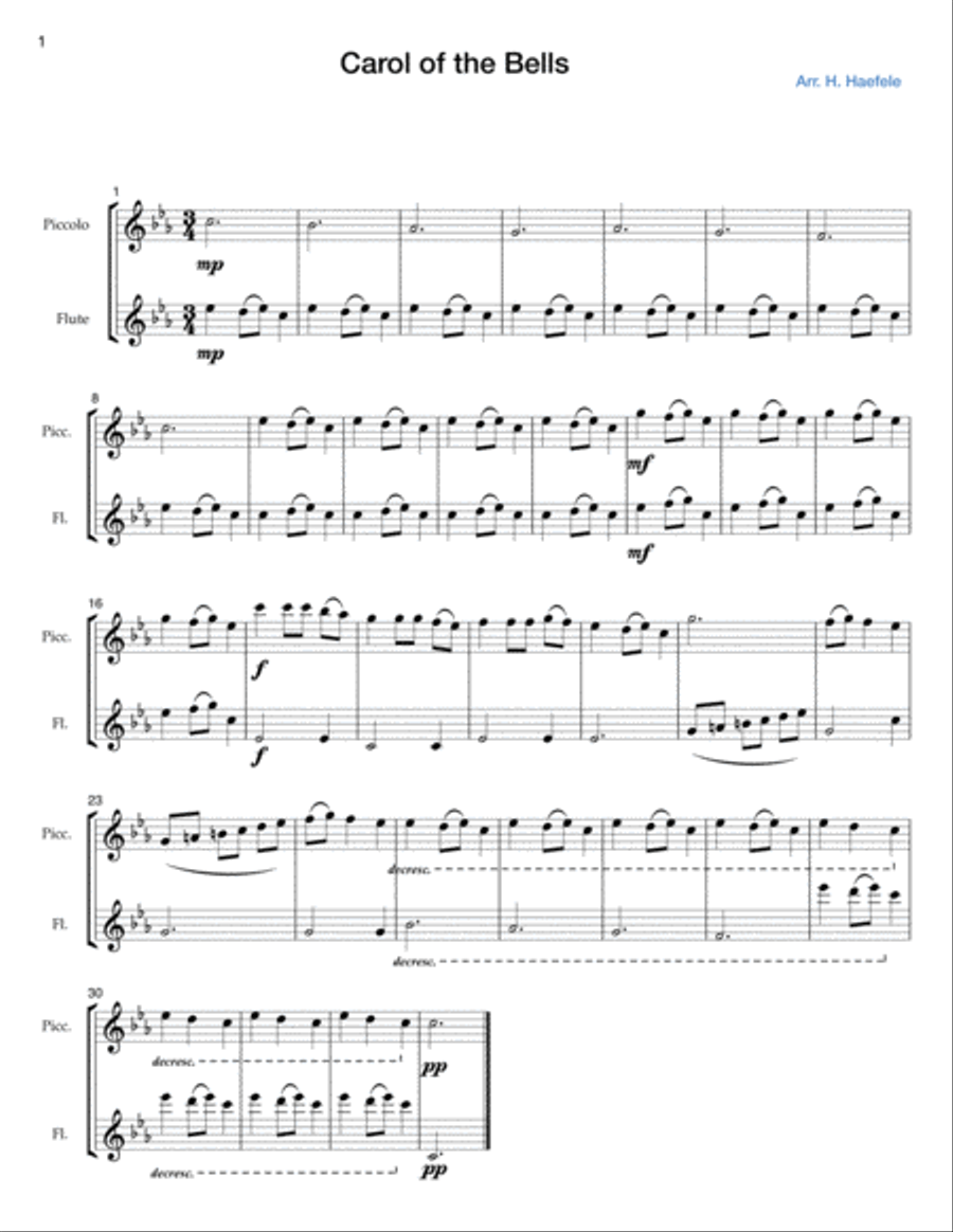 Carol of the Bells