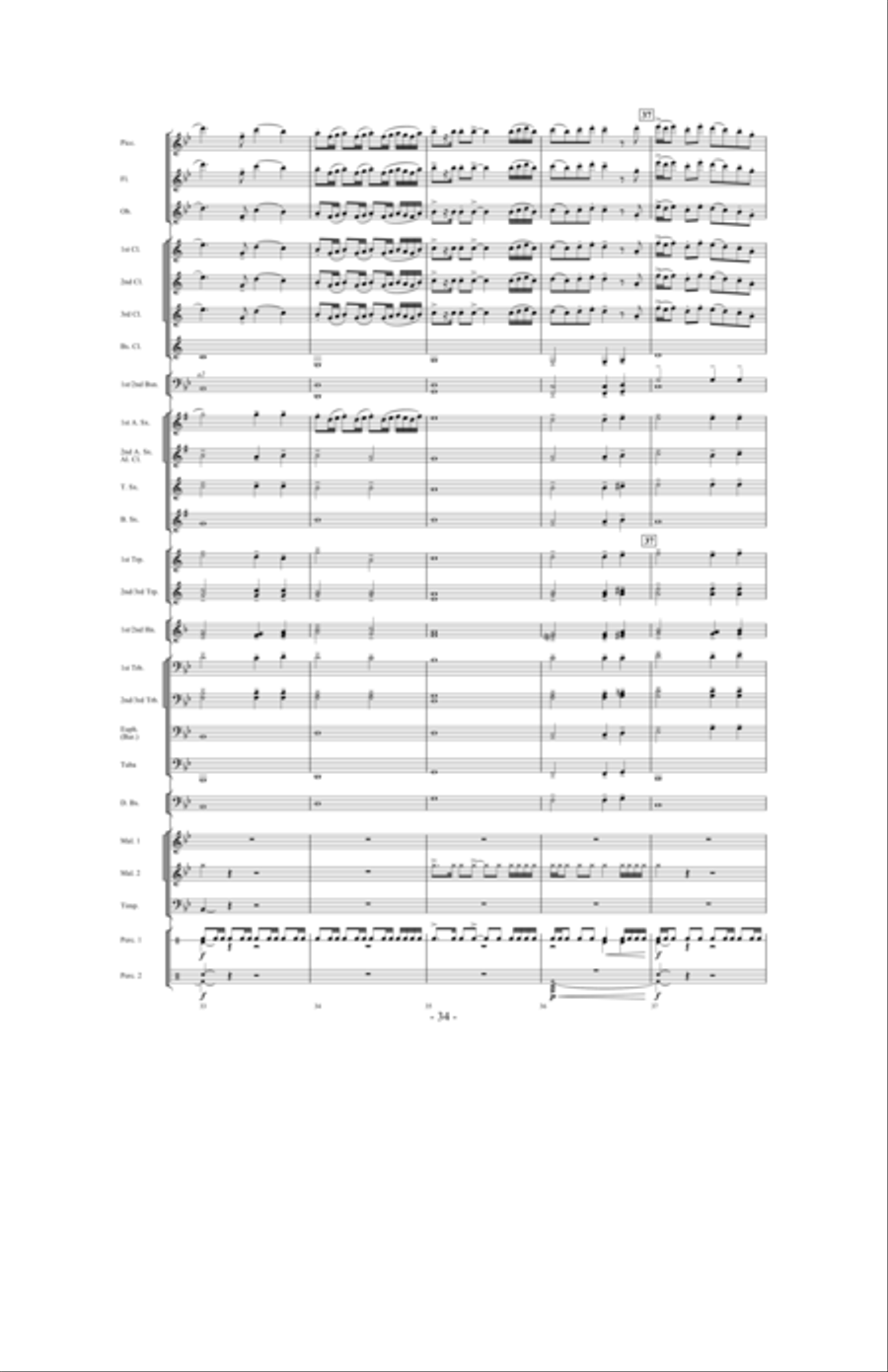 Nightflight Concert Band scores gallery preview page 33