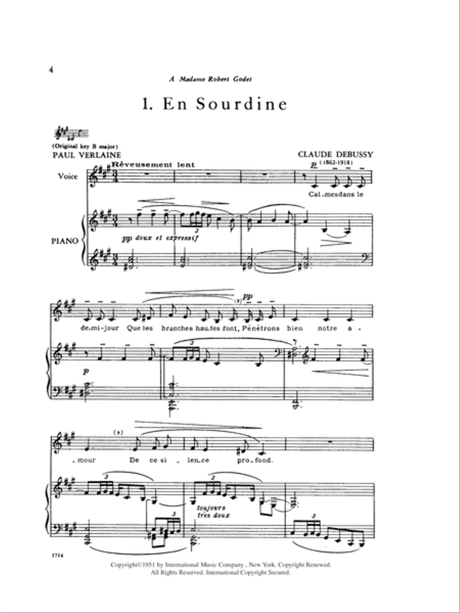 Fetes Galantes. Series I (F. & E.) - Low Low Voice scores gallery preview page 2