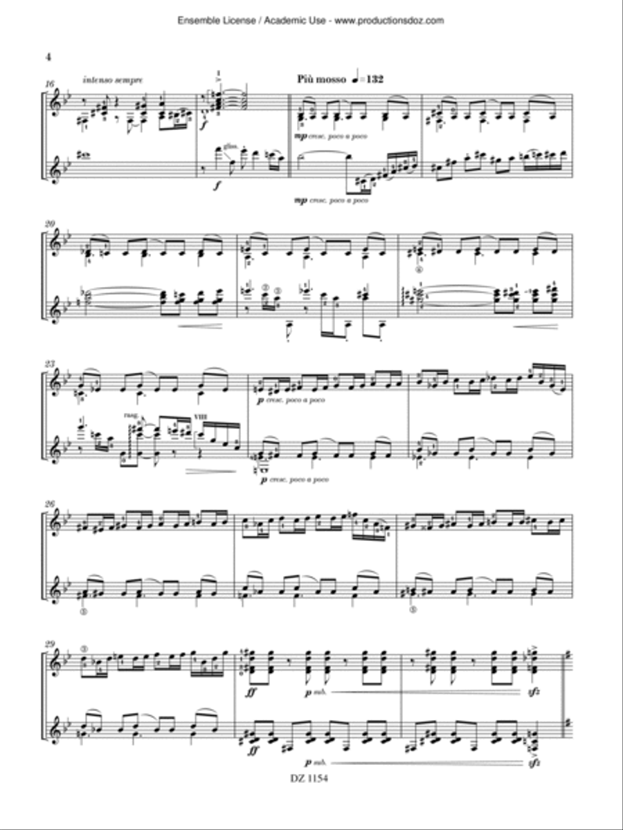 Hier, aujourd'hui, plus jamais Classical Guitar scores gallery preview page 4
