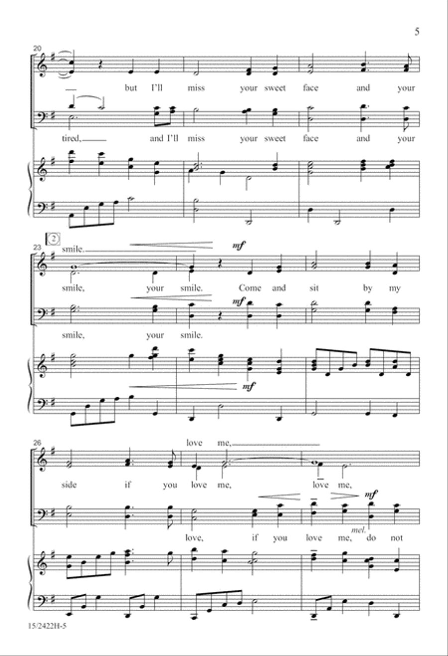 Red River Valley 4-Part scores gallery preview page 6