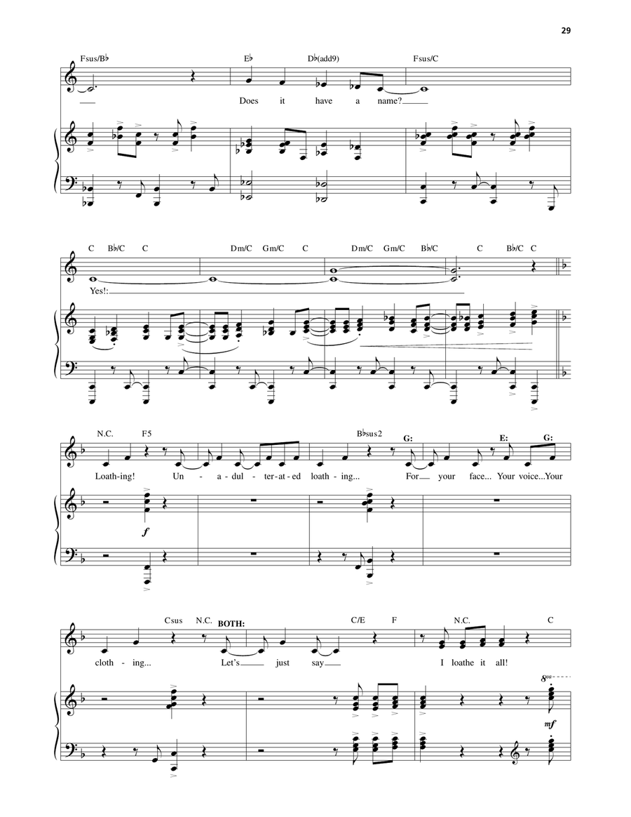 What Is This Feeling? (from Wicked) Piano scores gallery preview page 2
