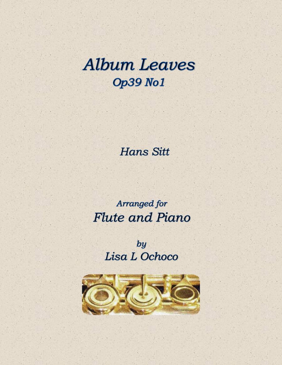 Album Leaves Op39 No1 for Flute and Piano image number null