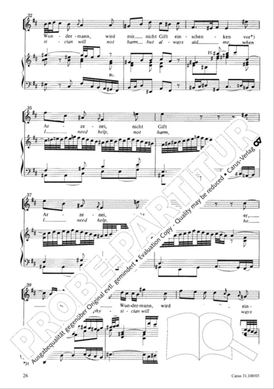 Whatever God ordains is right (Was Gott tut, das ist wohlgetan) 4-Part scores gallery preview page 27