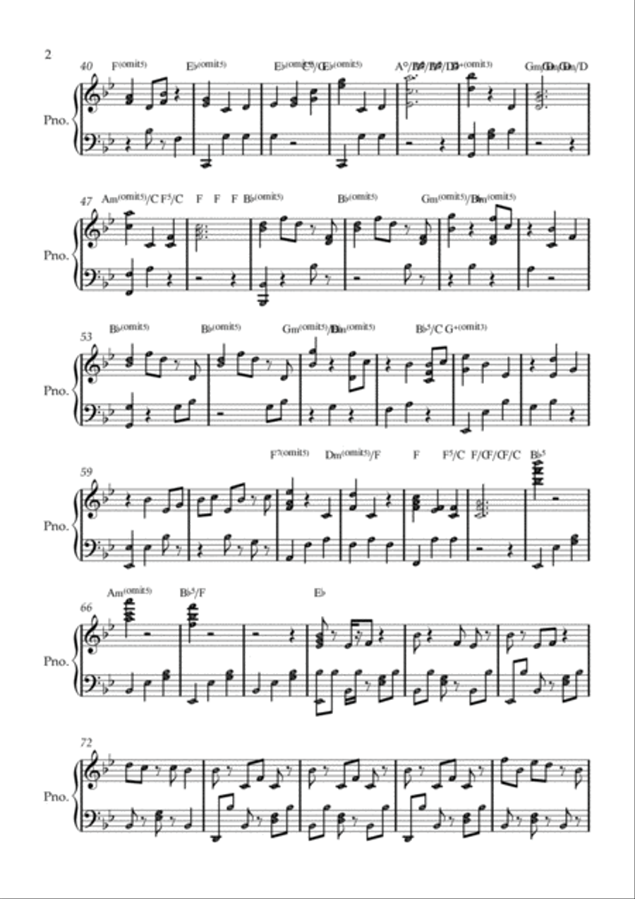 A Thousand Years Easy Piano scores gallery preview page 2