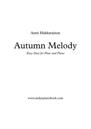 Autumn Melody for Flute and Piano