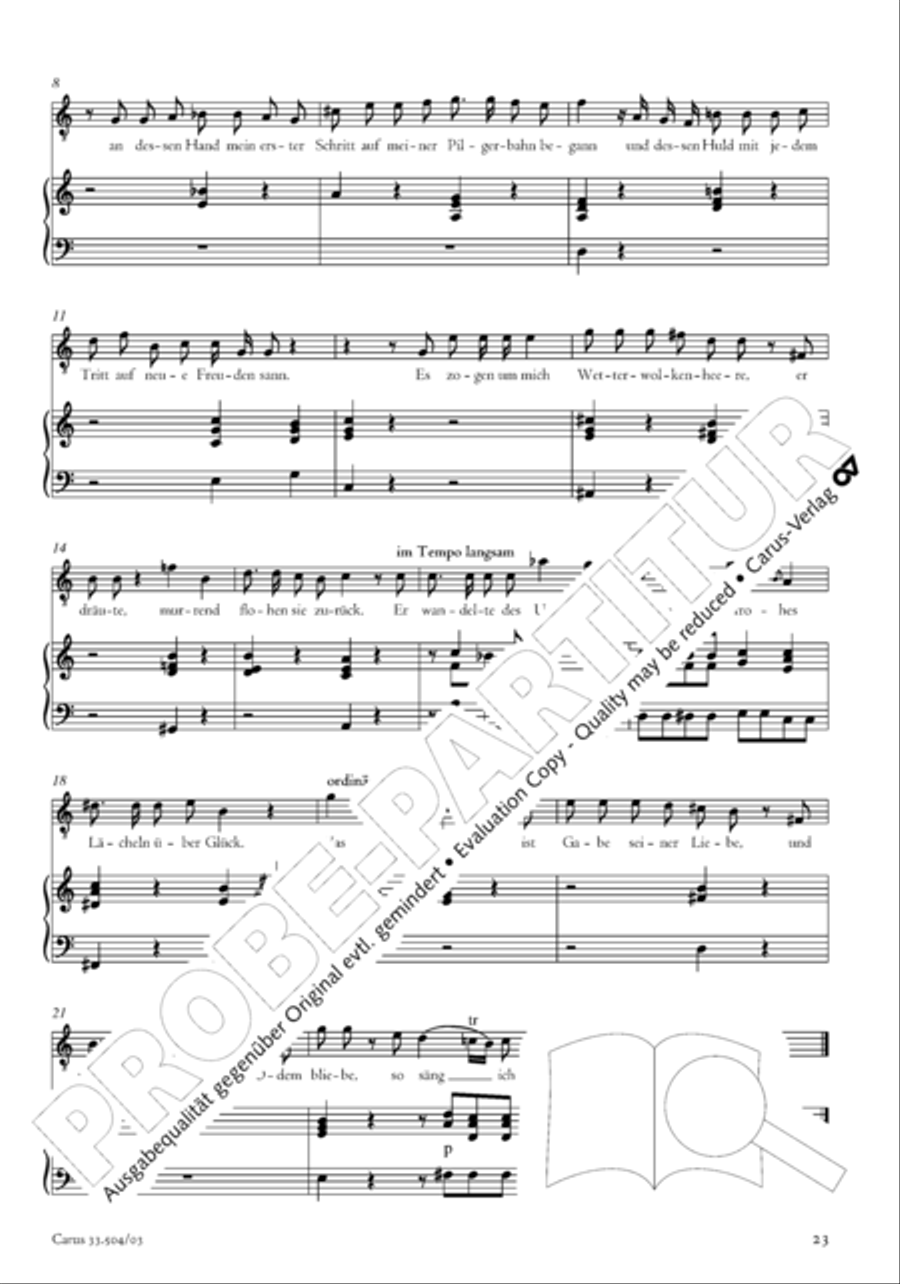 Dank-Hymne der Freundschaft 4-Part scores gallery preview page 24