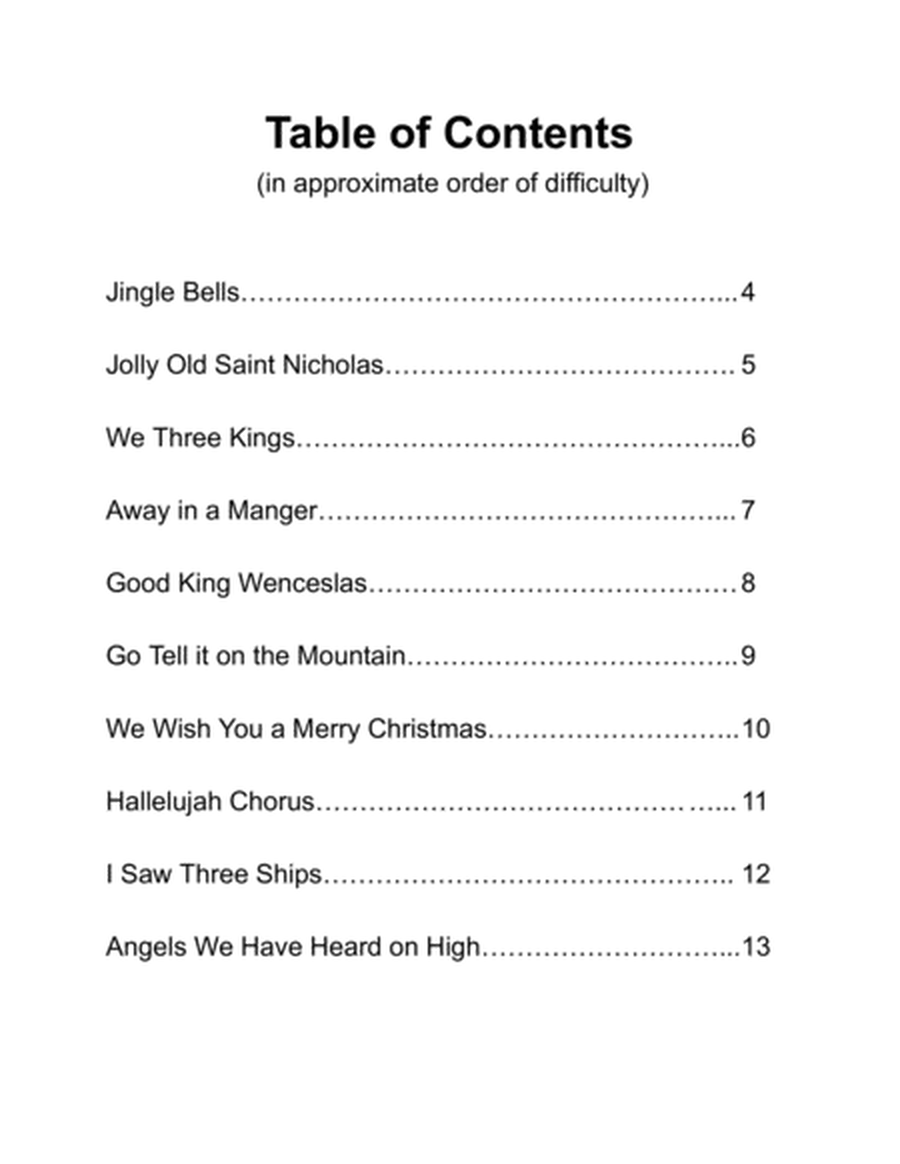 First Christmas Favorites - 10 Arrangements for Beginner Piano image number null