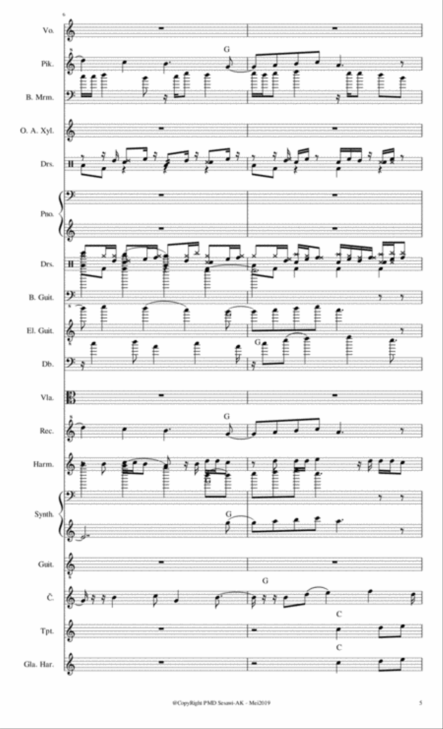 ENDURING OUR LIVE (Tutorial) Large Ensemble scores gallery preview page 5