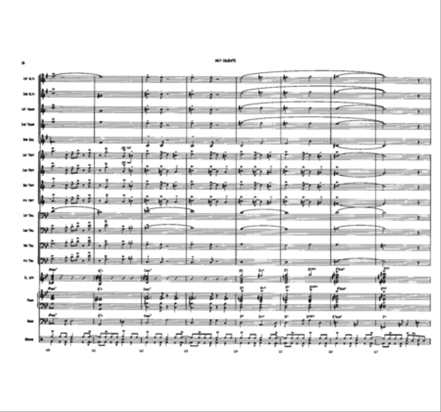 Muy Caliente! Jazz Ensemble scores gallery preview page 16