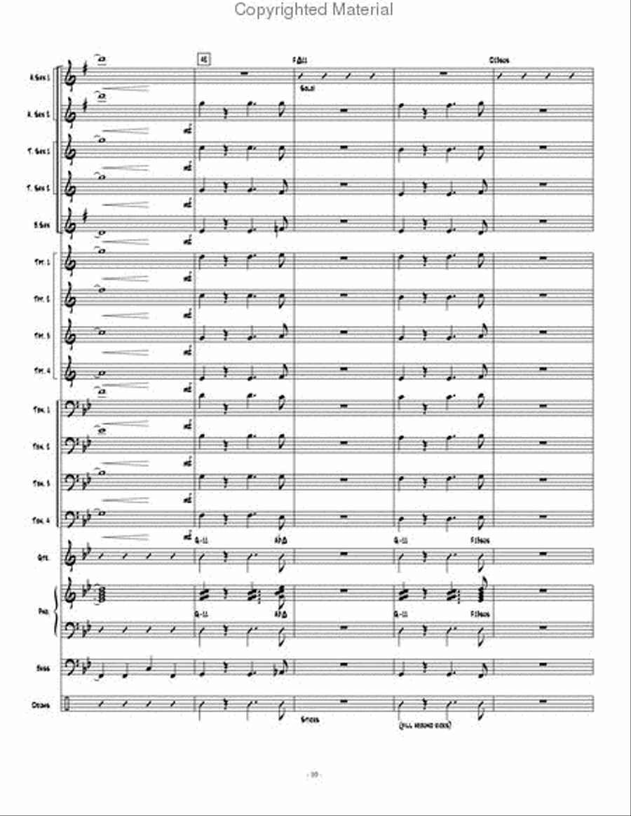 Rubaswing Jazz Ensemble scores gallery preview page 11