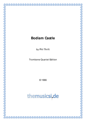 Book cover for Bodiam Castle for Trombone Quartet