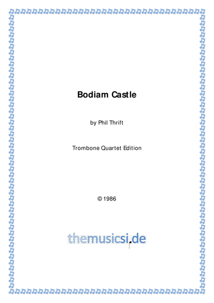 Bodiam Castle for Trombone Quartet image number null