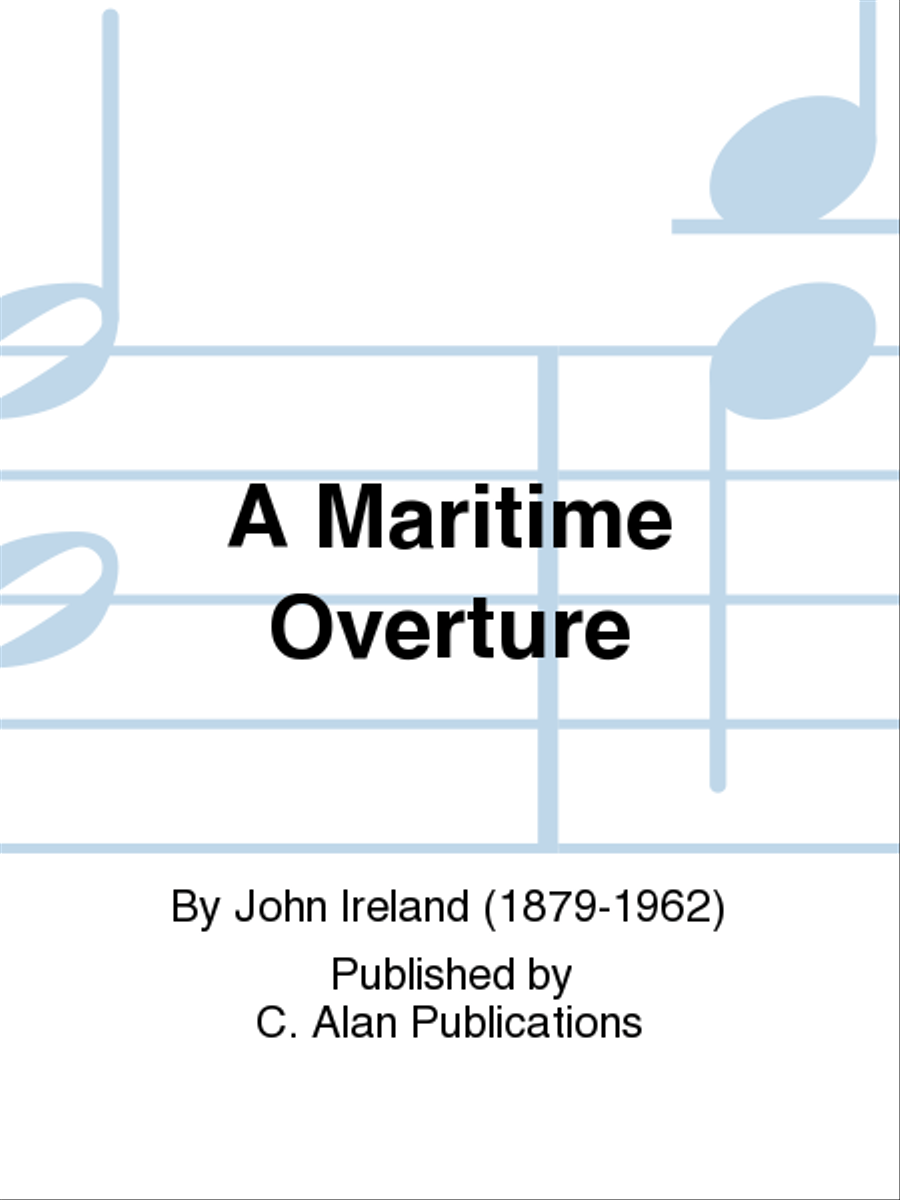 A Maritime Overture Concert Band scores gallery preview page 1