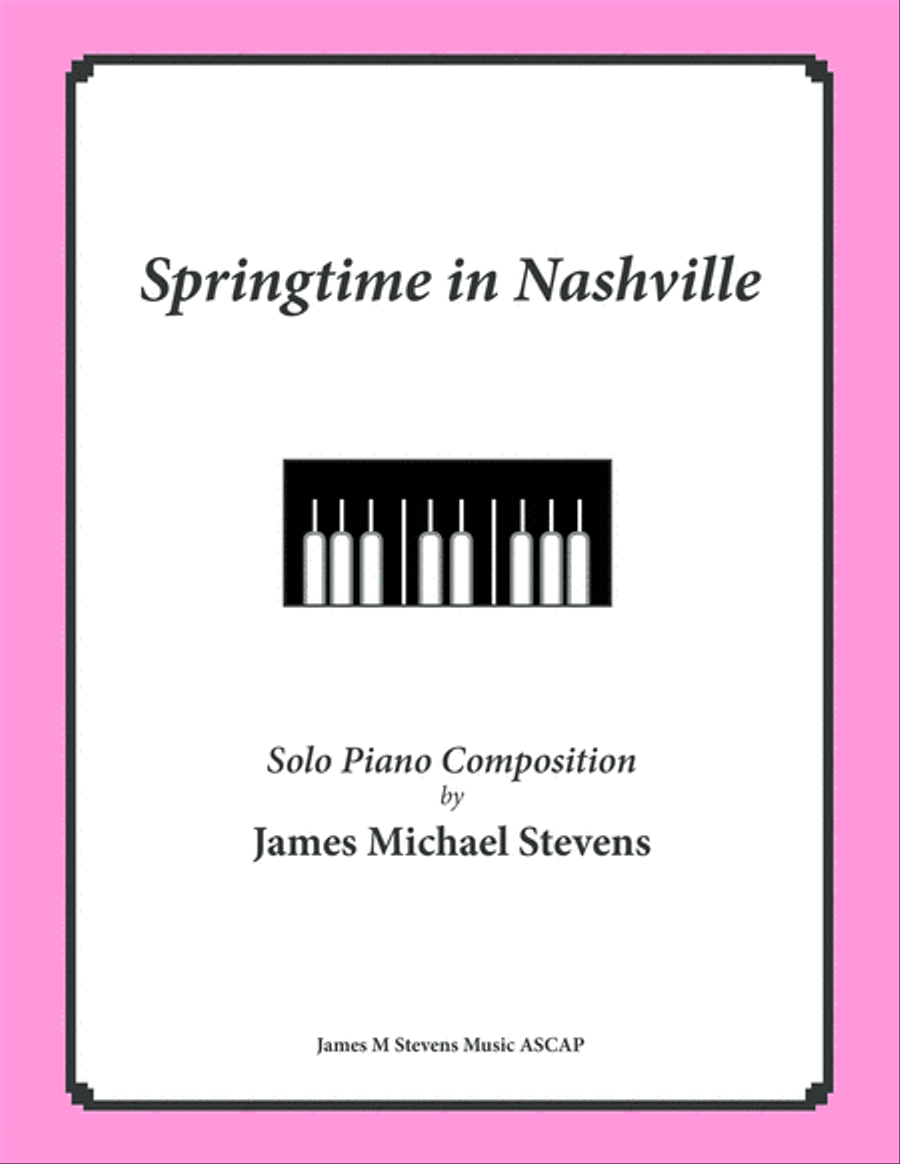 Springtime in Nashville (Relaxing Piano) Piano Solo scores gallery preview page 1