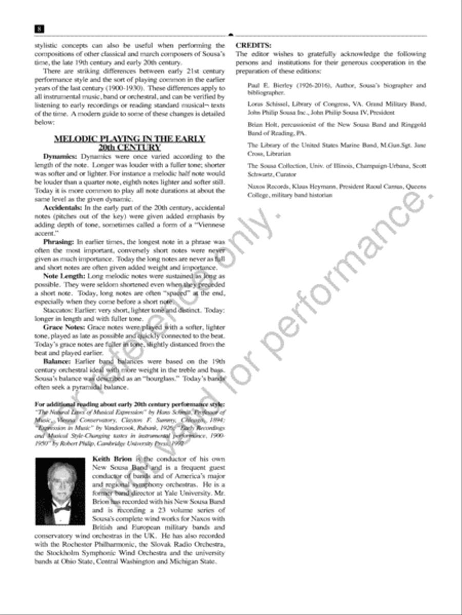 The Charlatan Concert Band scores gallery preview page 9