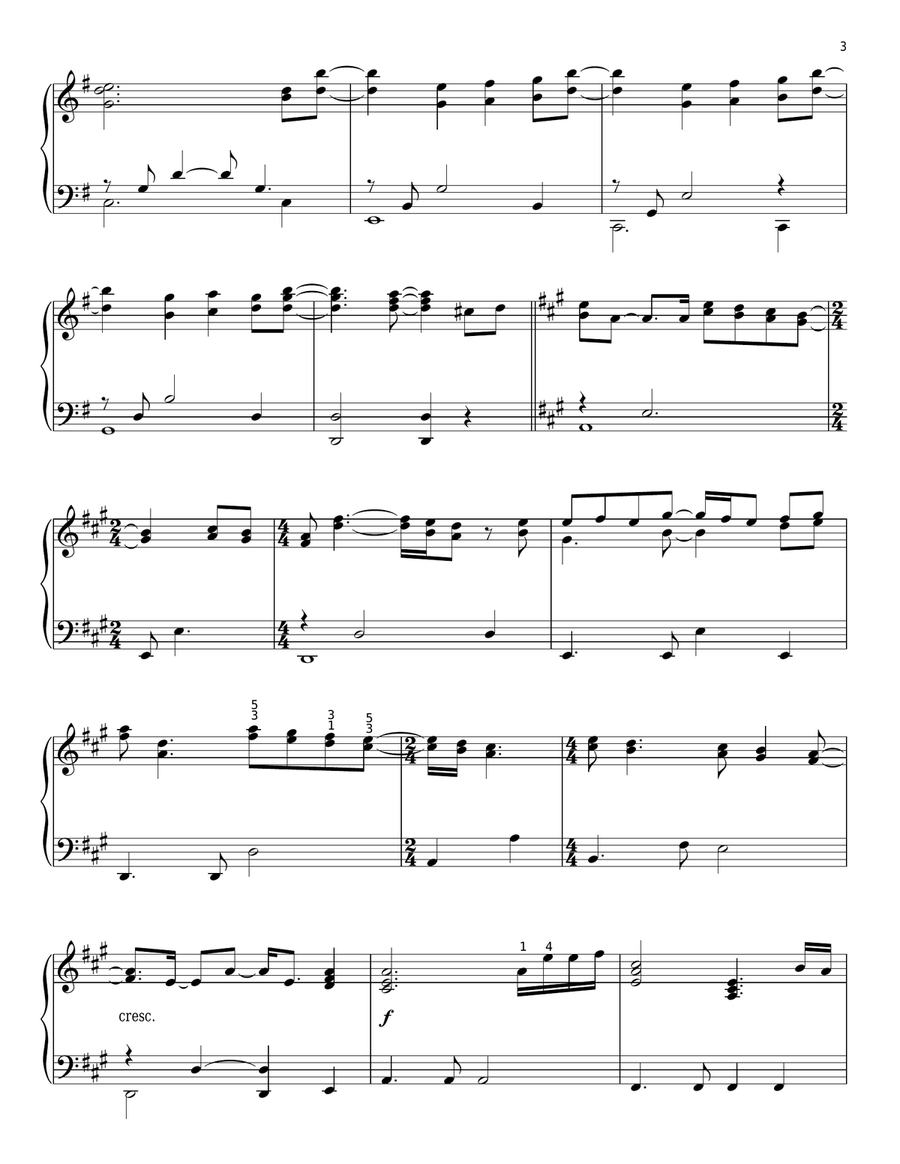 From This Moment On Piano Solo scores gallery preview page 3