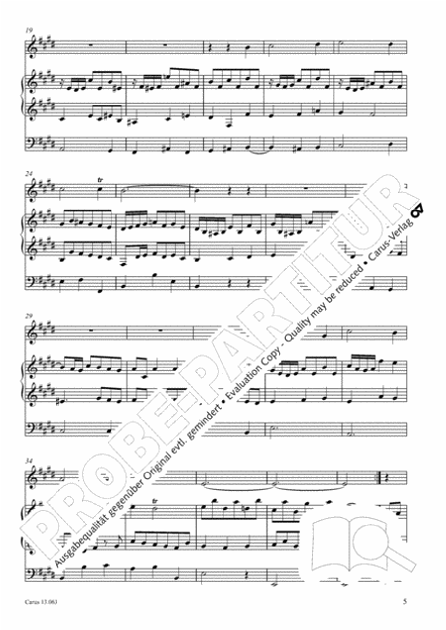How brightly beams the morning star (Wie schon leuchtet der Morgenstern) Oboe scores gallery preview page 6