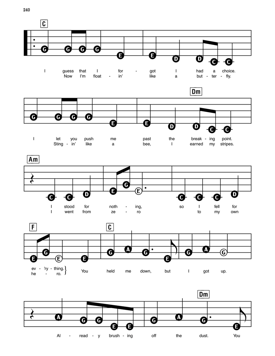 Roar Electronic Keyboard scores gallery preview page 2