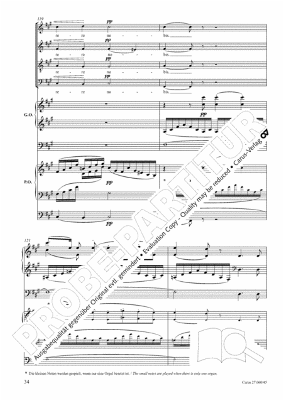 Messe a quatre voix 4-Part scores gallery preview page 35