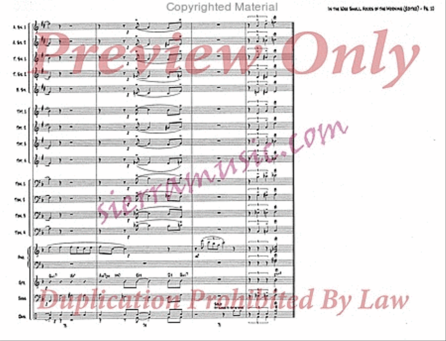In The Wee Small Hours (Edited) Jazz Ensemble scores gallery preview page 11