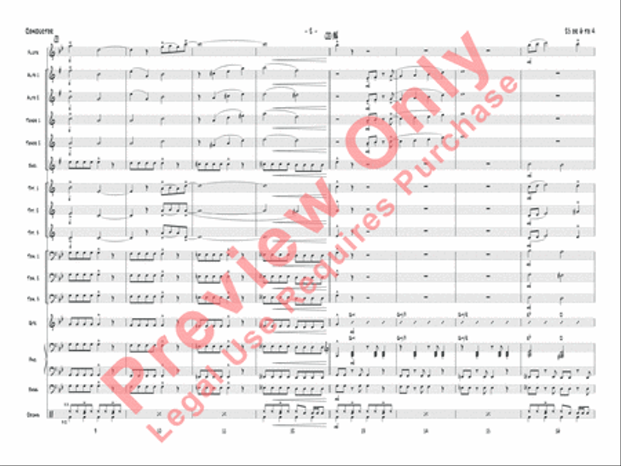 25 or 6 to 4 Jazz Ensemble scores gallery preview page 5
